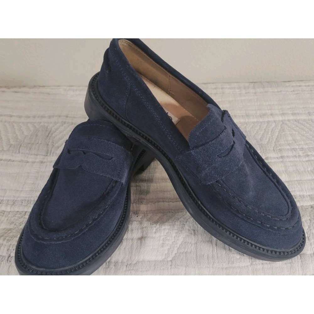 Blondo HALO Waterproof Suede Loafers – Navy Blue –‎ Women's 6.5M